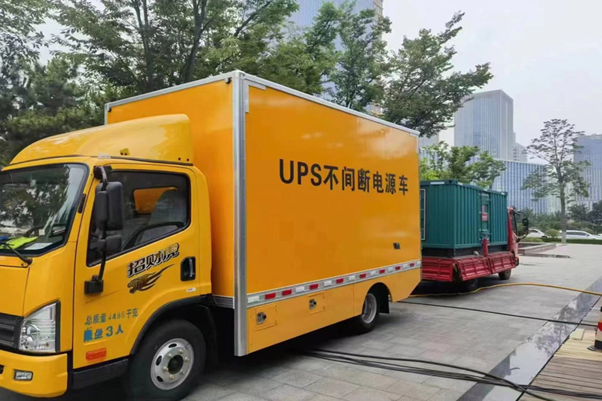 下谷坪土家族乡发电机租赁施工现场