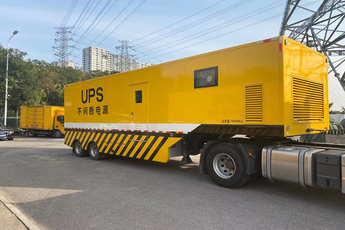 下谷坪土家族乡发电机租赁施工现场